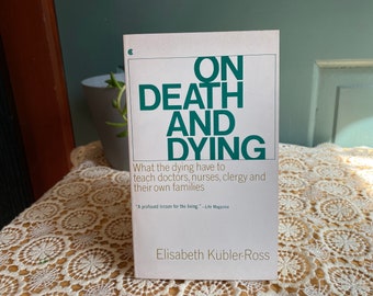 On Death & Dying Paperback Vintage Book