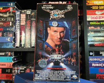 Street Fighter VHS, 1990s - Used Former Rental, Untested | Vintage Action VHS Tapes Movies