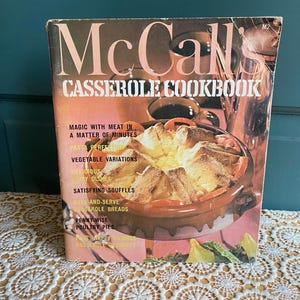 ★us✵vintage❃casserole  cookbook The Sunset Casserole Book - Vintage Retro Cook Book
