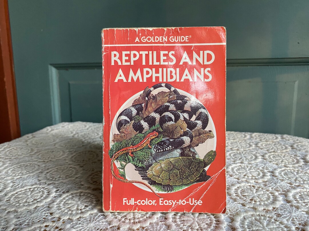 Reptiles and Amphibians A Golden Guide Vintage Paperback Nature Animal
