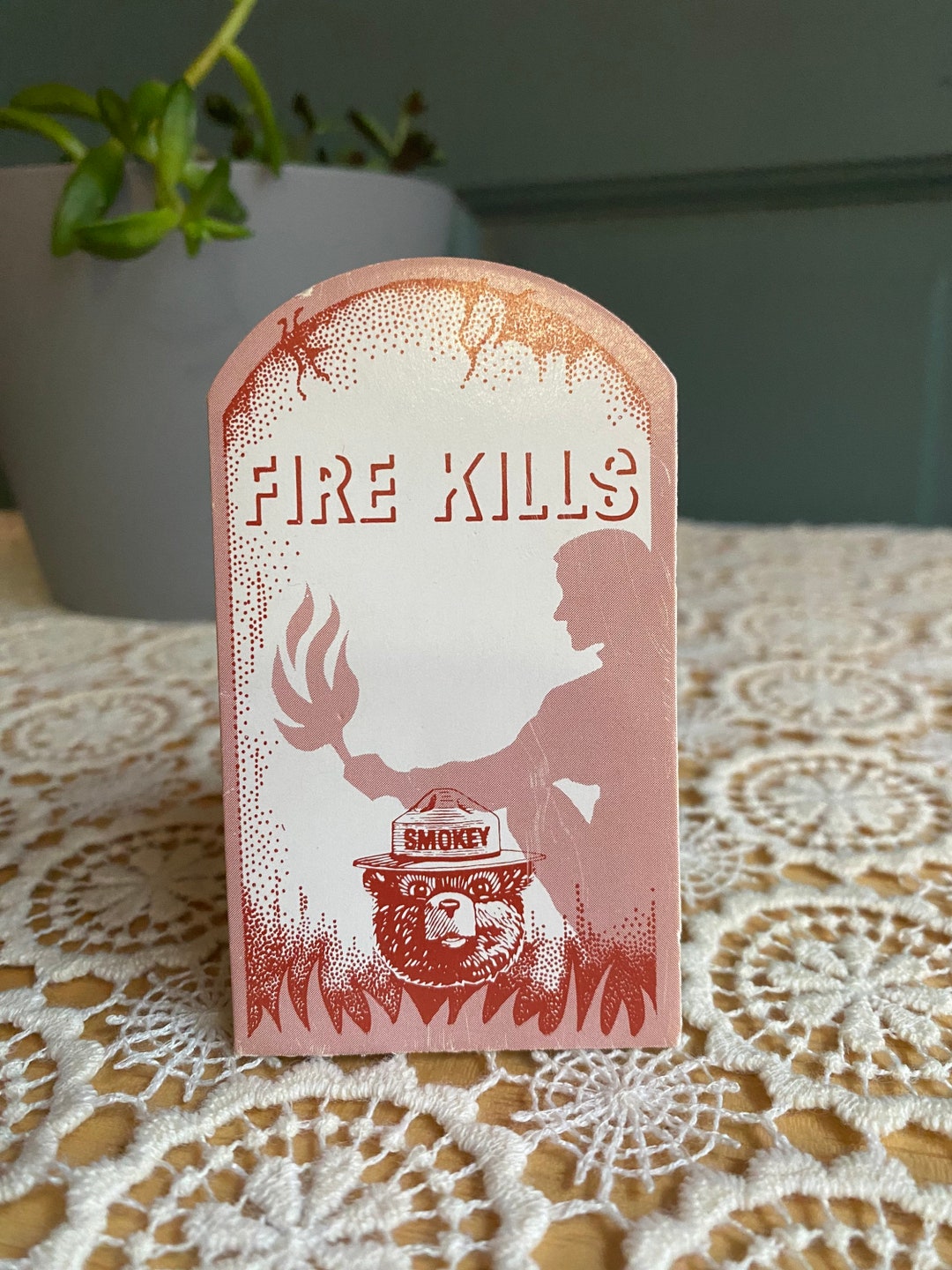 Vintage Smokey the Bear FIRE KILLS 1993 Pocket Calendar Advertising