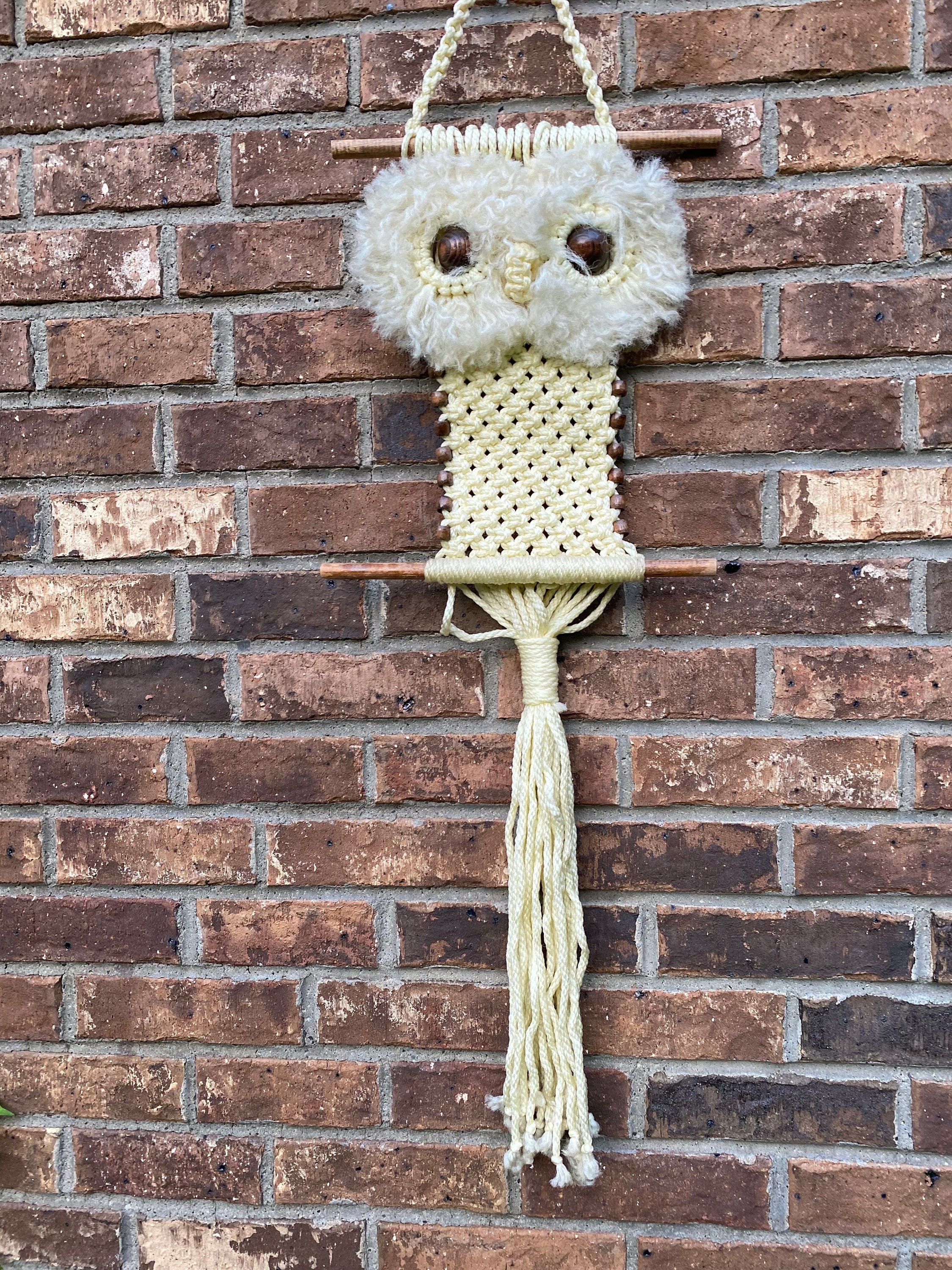 Macramé Elegance 1970s Vintage Macrame Pattern PDF Ebook Beginner Easy  Macrame Pattern Book 70s Pot Plant Hanger Owl Owls Hanging Table 