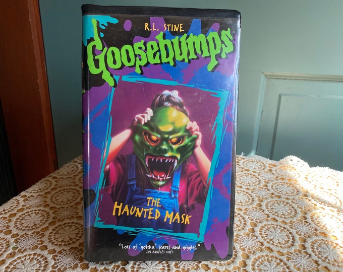 Goosebumps VHS Movie the Haunted Mask Vintage Goosebumps VHS Etsy