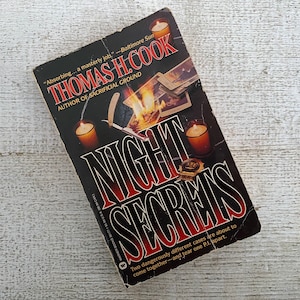 Thomas H. Cook&#39;s Night Secrets Vintage Paperback Softcover Novel Pre-Owned Used - Spine Creasing, Wear 1990s