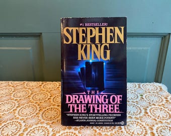 The Dark Tower - The Drawing of the Three by Stephen King Signet Printing 1989 Vintage Stephen King Paperback Horror - Great Condition