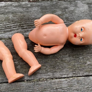 Hard Plastic Vintage Ideal Doll | Legs Not Attached | Moving Eyes, TLC Doll &quot;8