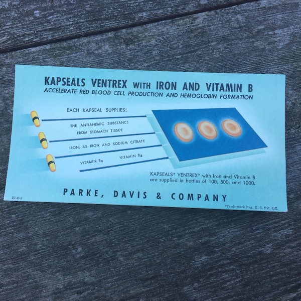 Vintage Medical Ad Etsy