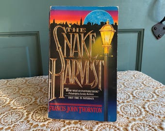Snake Harvest by Francis John Thornton | Tudor Paperback  Horror Paperback | Worn Vintage Peeling Spine