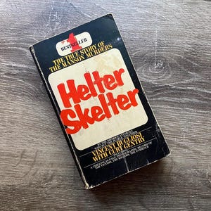 HELTER SKELTER Paperback - Vintage Paperback Charles Manson | Bantam Books 1970s TLC - See Flaws, Some Water Damage