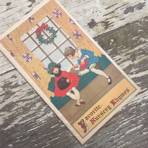 Early 1900s Favorite Nursery Rhymes | Antique Booklet | Promotional Advertisement | Mother Goose