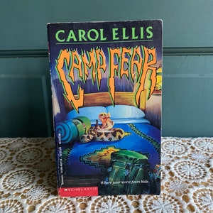Camp Fear by Carol Ellis YA Horror Thriller Scholastic Paperback (Point Horror) • Scholastic Teen Horror Paperback Fiction Point Horror