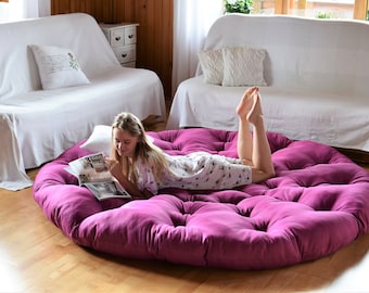 Large round pillow cheap