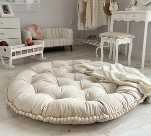 Oreiller De Lecture En Forme De U - Coussin Ergonomique Pour Lit, Canapé, Sol | Dimensions 60x55x20 Cm, Velours