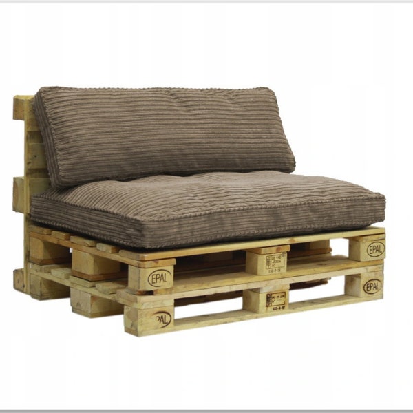 Ein Set Kissen für Sitzbänke, Auflagen für Gartenmöbel