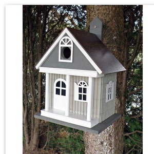 Birdhouse, Decorative Wooden Nest Box, bird box, Original Garden Birdhouse, Wooden Birdhouse, Garden Art, Feeder for the birds, Nest Box