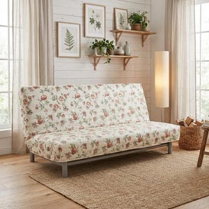 IKEA Beddinge Sofa Cover | Floral Pattern | Custom Color Choice Padded Furniture Protector Textile