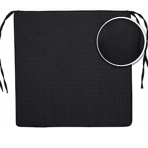 Chair Seat Pads With Ties |  Square Seat Cushion | 40 x 40 cm | Indoor and outdoor cushions | Garden chair cushions | Waterproof Chair Pads|