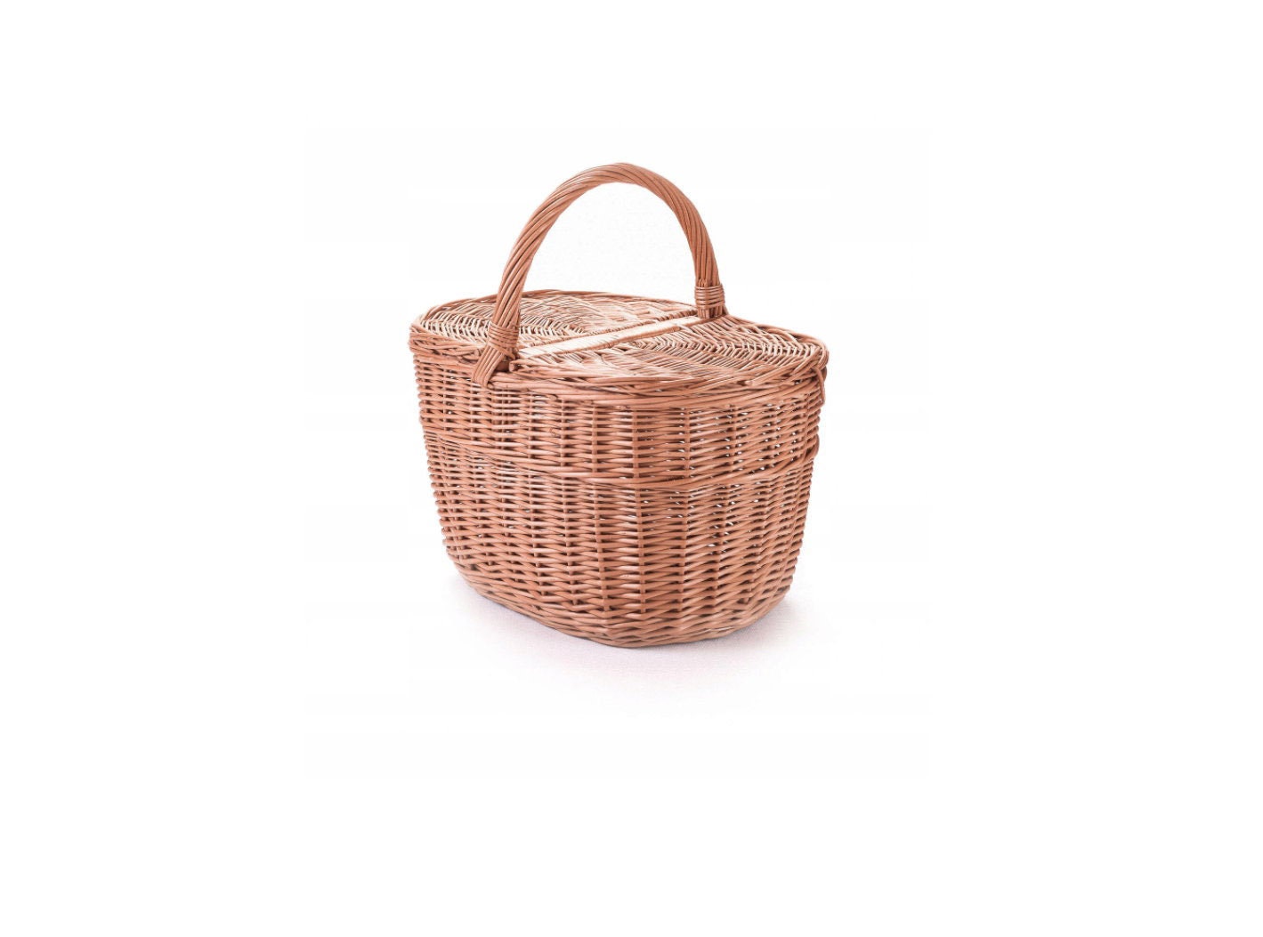 WICKER Shopping Basket Picnic Basket Wicker Basket Picnic Etsy
