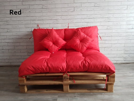 Pallet Cushions Set 47x39.3.x15 7inch Waterproof Cushions for Pallet Cushion for Terrace Cushions Made to Order Various Colors Etsy