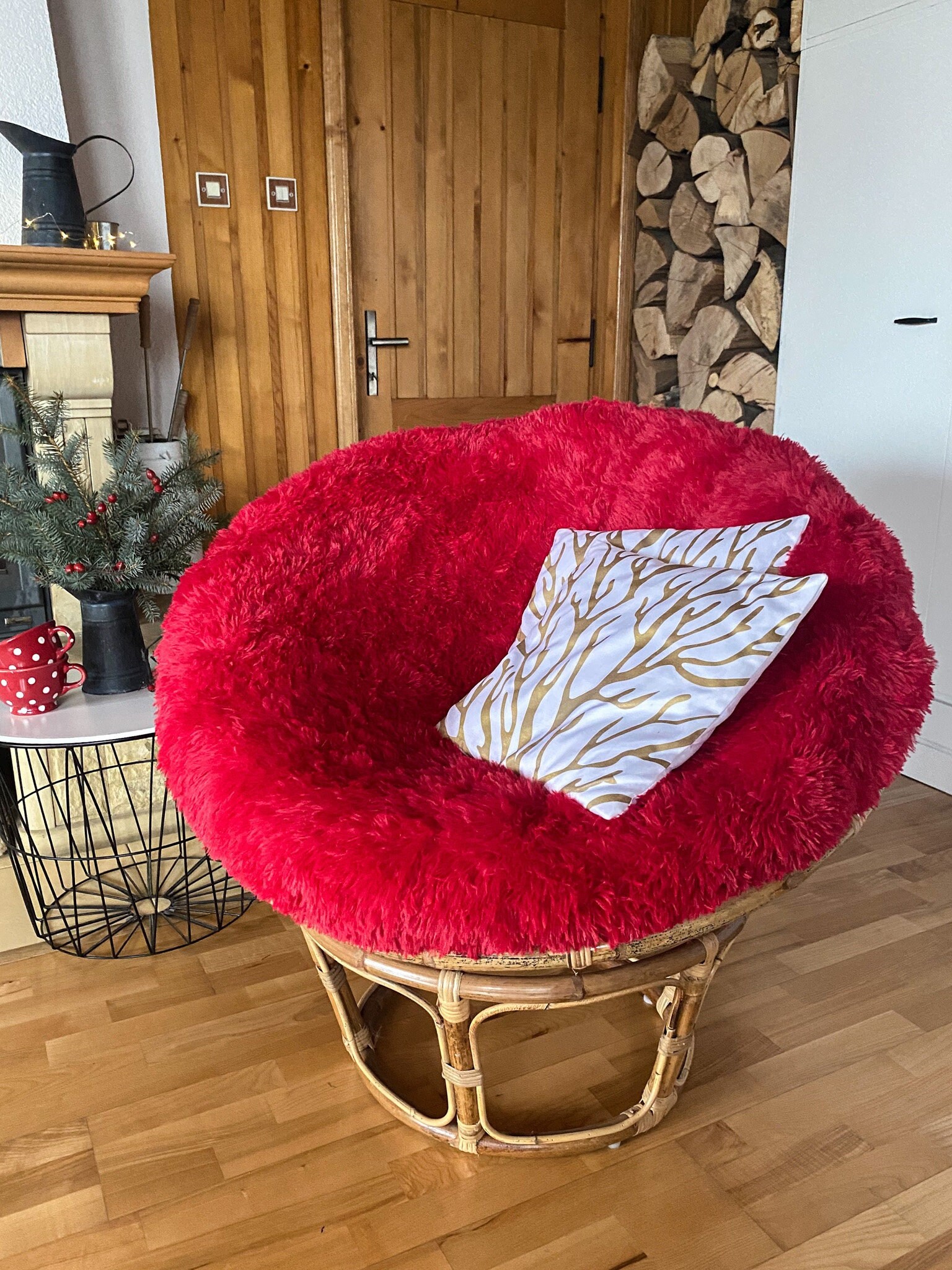 Housse De Protection Imperméable Pour Chaise Papasan / Ronde En Osier - Taille 120x46x89 Cm - Tissu Oxford 210D Avec Cordon De Serrage