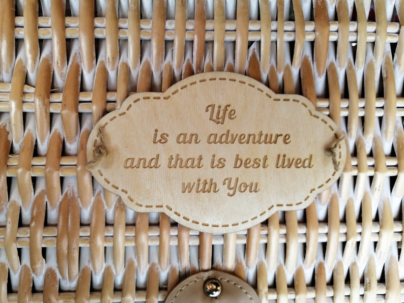 PICNIC BASKET Personalized Picnic Basket 2 Person Picnic Etsy