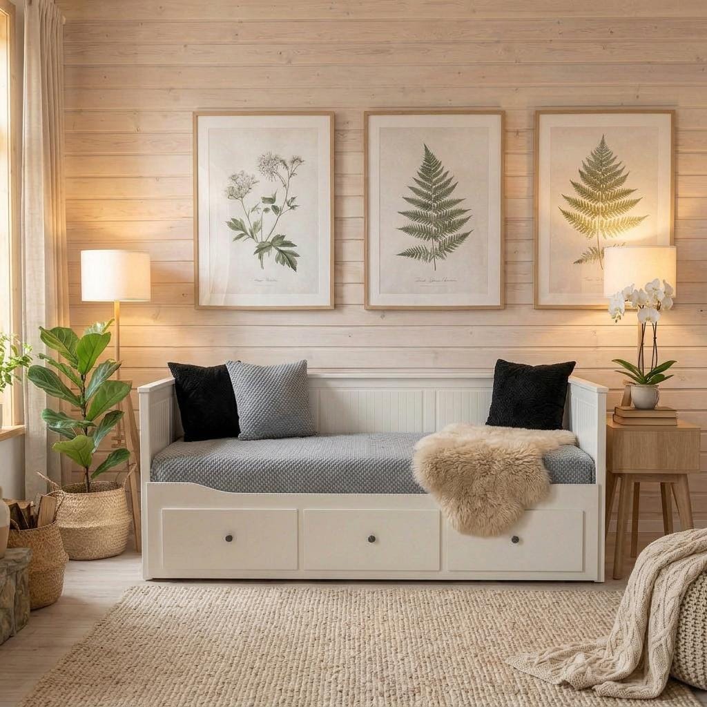 Personalized IKEA Hemnes Daybed Slipcover | 80x200 Mattress Protector Replacement | Sofa Cover