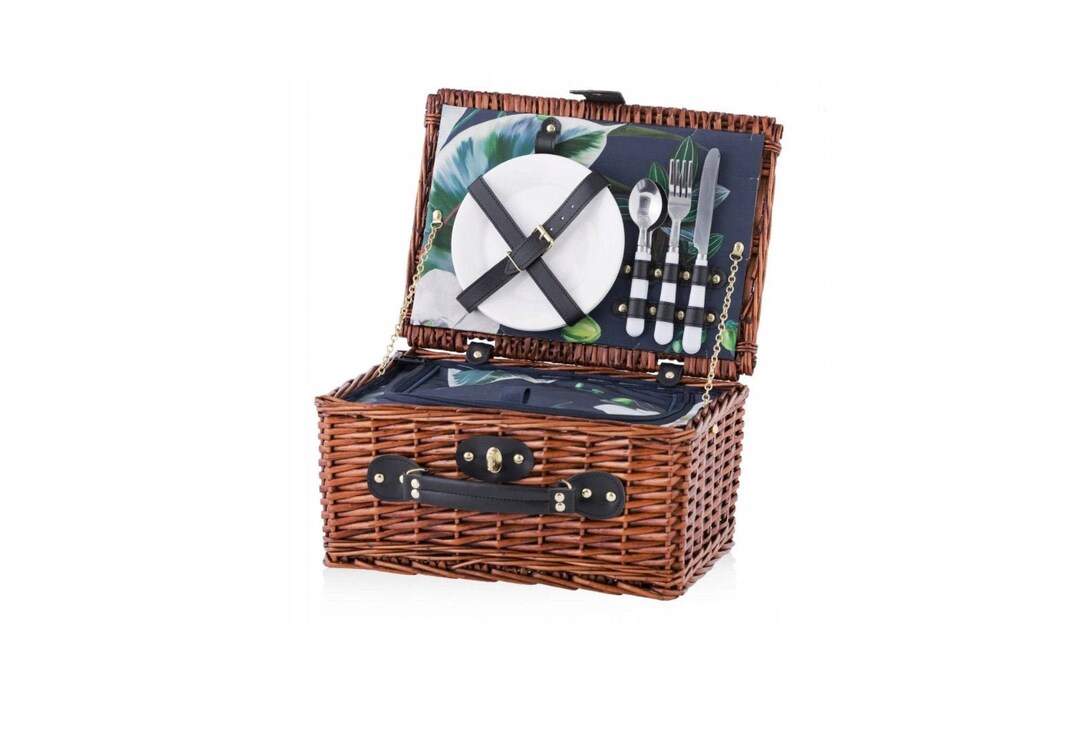 PICNIC BASKET, Personalized Picnic Basket, 2 Person, Picnic Basket With