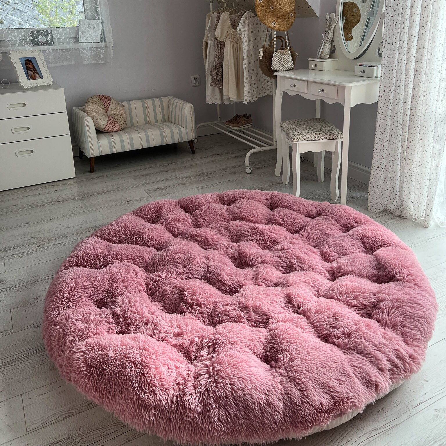 Soft And Comfortable Plush Puzzle Foam Floor Seat Mat - Temu