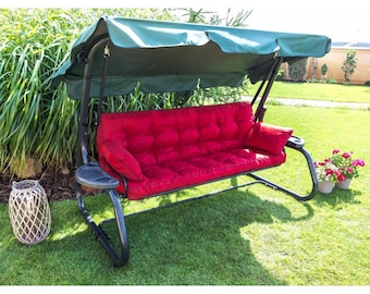 Cojín acolchado resistente al agua para banco, almohada para columpio, muebles de patio (150 cm), SOLO EL COJÍN