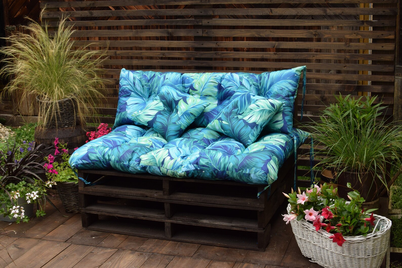 Pallet cushions set Waterproof cushions for pallet furniture Etsy