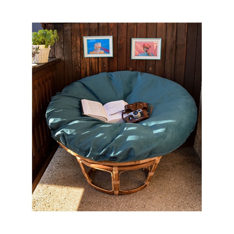 Cushion COVER for Papasan Chair Round Cushion Cover Zippered Etsy