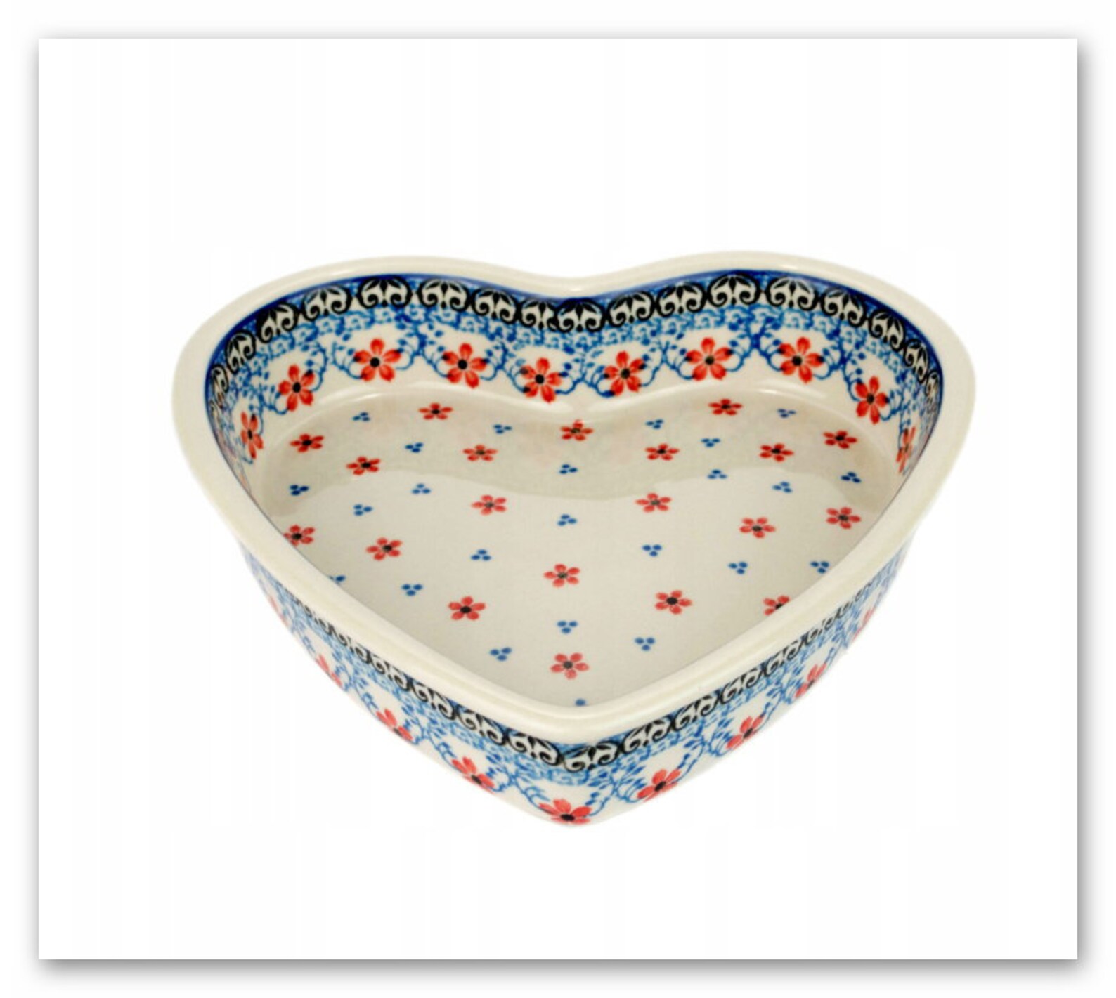 Ceramic Heart Dish Handpainted Ceramic Plate Polish Etsy