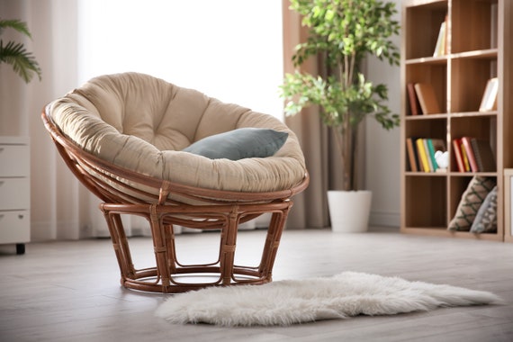 Papasan Armchair Cushion, Cushion for Papasan Chair, Round Pillow, Pillow  for Swing, Garden Cushion, Hanging Chair, Different Patterns -   Australia