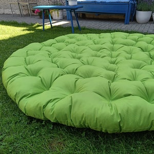 Water Resistant Floor cushion Round Seat Cushion Large Size Outdoor Floor Pad Round Garden Patio Pillow Futon PAD Pillow for Balcony image 9