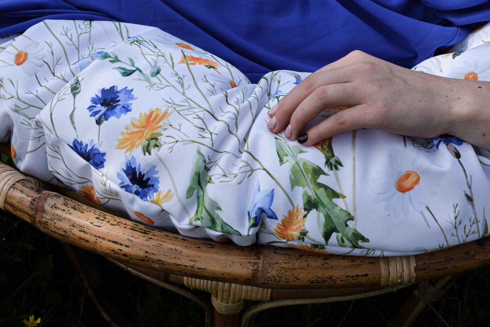 Zippered Outdoor Papasan Cushion Cover ONLY Waterproof Etsy