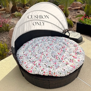 Sun Island Lounge Cushion Round Seat Cushion for Bed Lounger Round Garden Patio Water Resistant Pillow Cushion for Garden lounge chair image 1