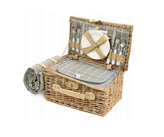 Cestino da picnic per 2 persone legno - All Gadget