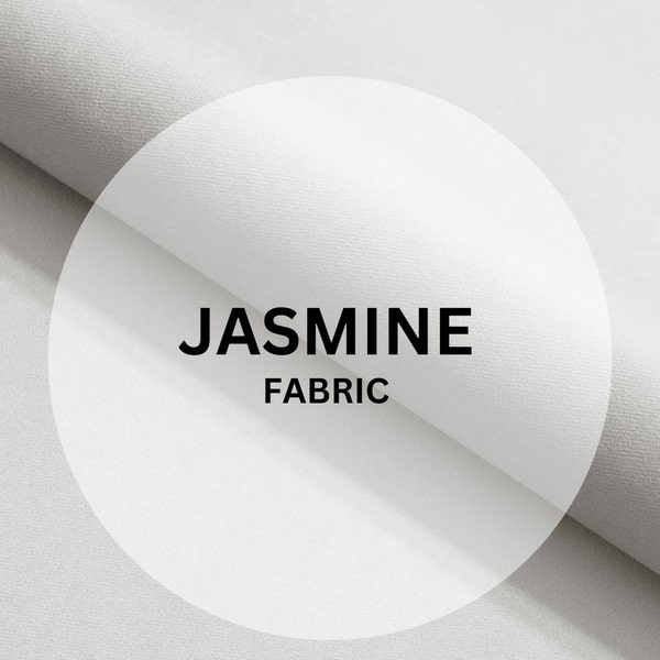 TISSU JASMIN, rembourrage extra doux pour meubles et décorations, matériau durable, différentes couleurs, tissu au mètre, largeur 140 cm