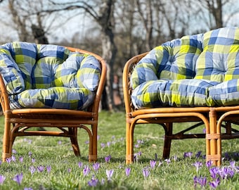 Intenso tuinkussen t.b.v. Napoli lounge tuinstoel - Woven Moss Green Intenso tuinkussen t.b.v. Napoli lounge tuinstoel - Woven Moss Green