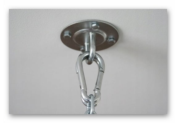 JVHLOV Gancio da soffitto, Poltrona Sospesa in Acciaio Inox Fino a 400 kg, Adatto Come Supporto da Soffitto per Amaca e Sacco da Boxe