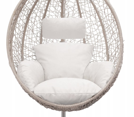 Rattan egg chair replacement cushions discount