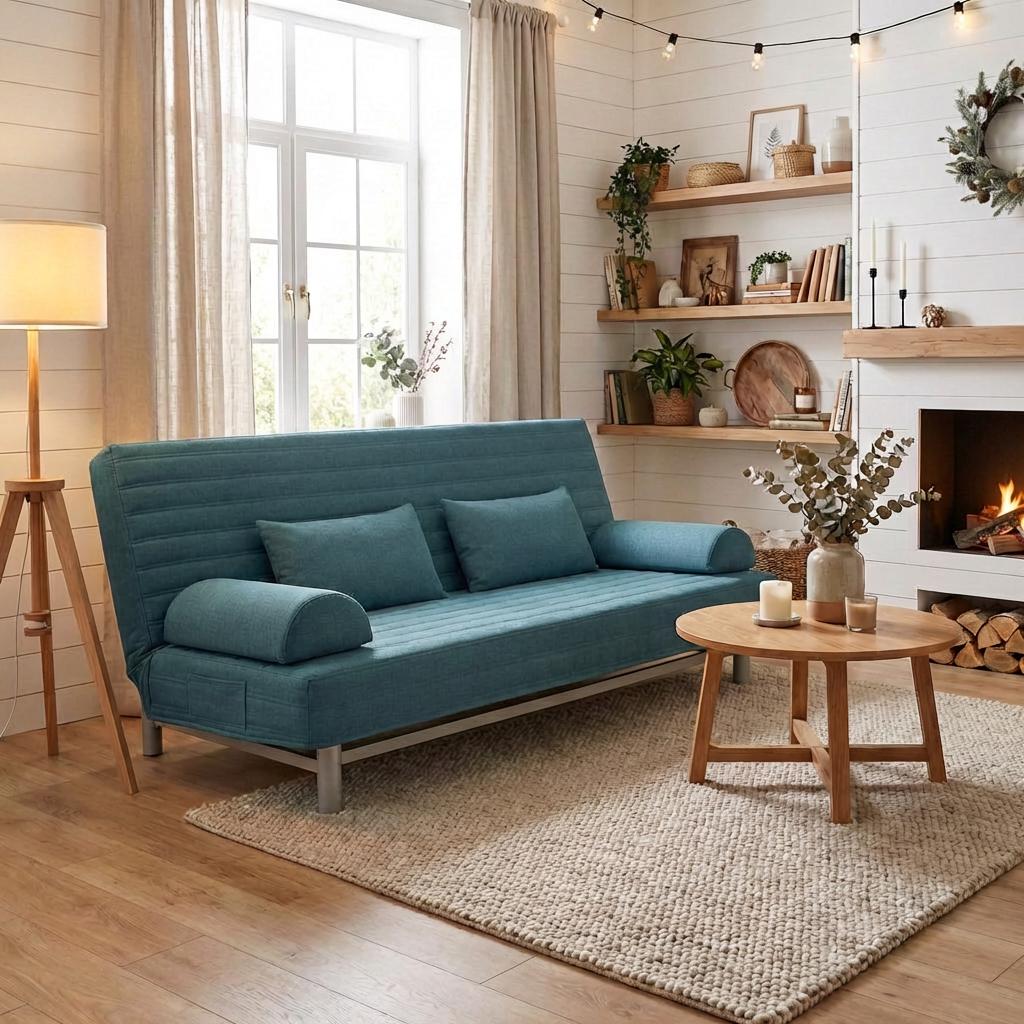 IKEA Beddinge Sofa Slipcover | Quilted Striped Replacement