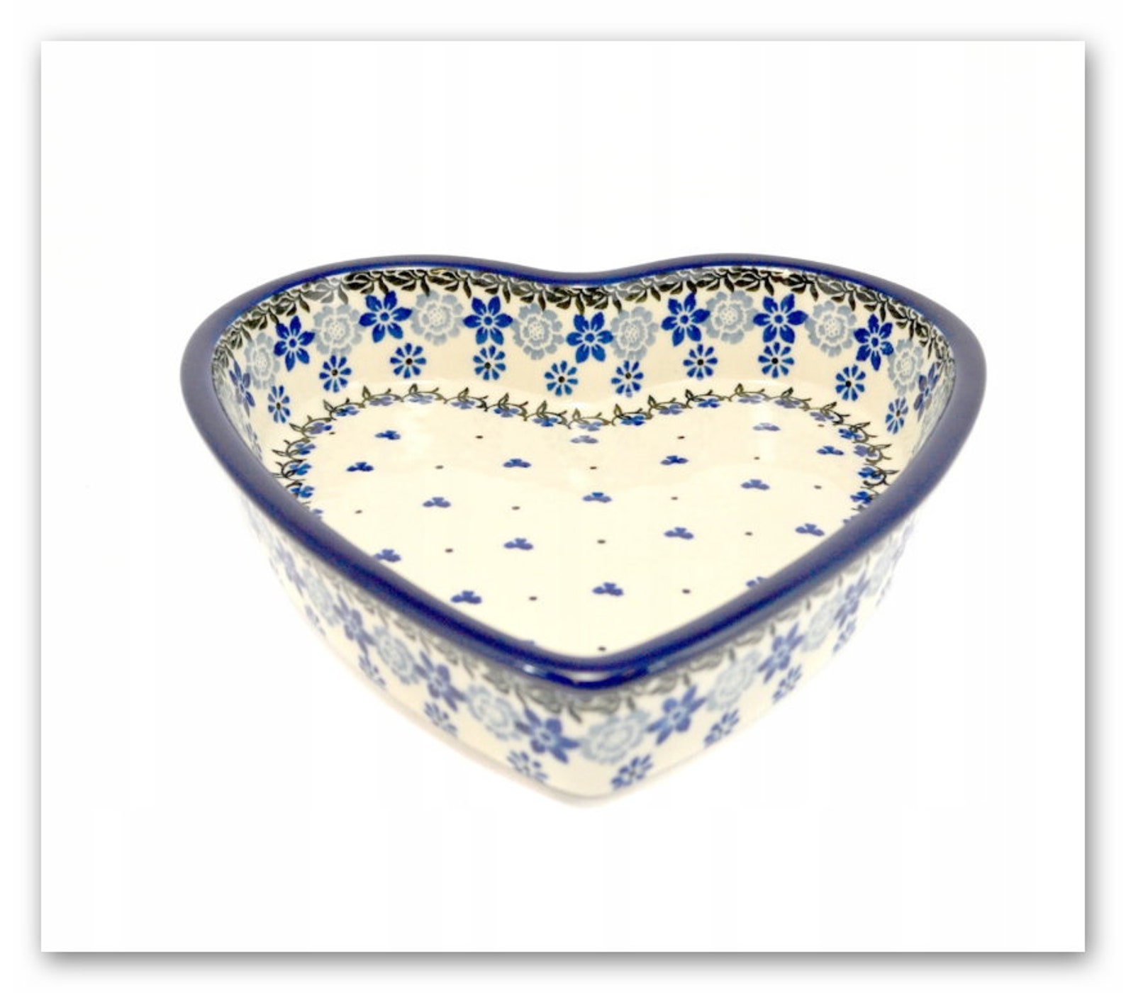 Ceramic Heart Dish Handpainted Ceramic Plate Polish Etsy