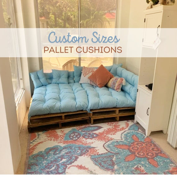 Custom Bench Cushions Pallet Cushions Set Water Resistant Fabric Cushions for Pallet Furniture Outdoor Bench Cushions Seat Cushions Etsy Canada