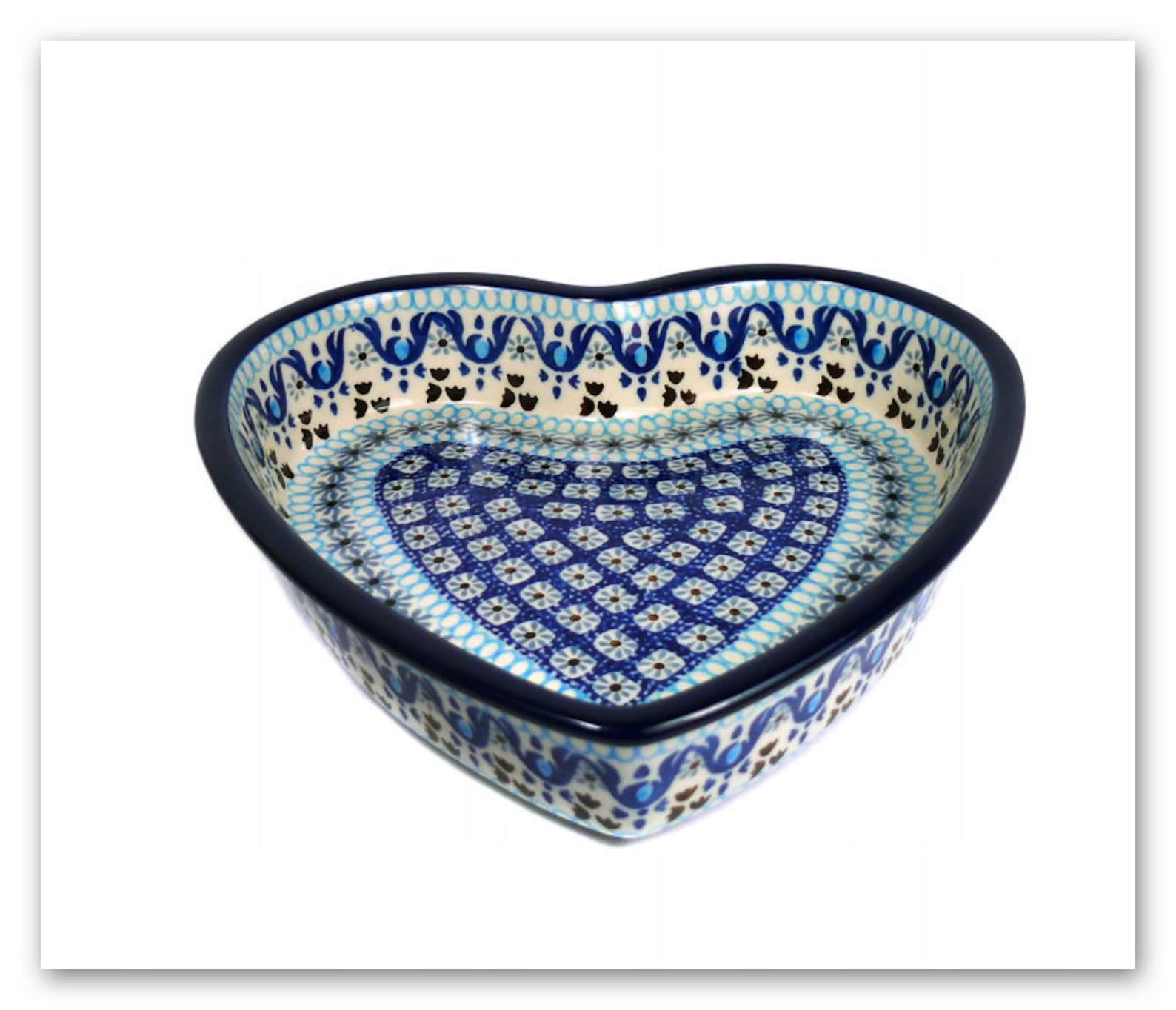 Ceramic Heart Dish Handpainted Ceramic Plate Polish Etsy