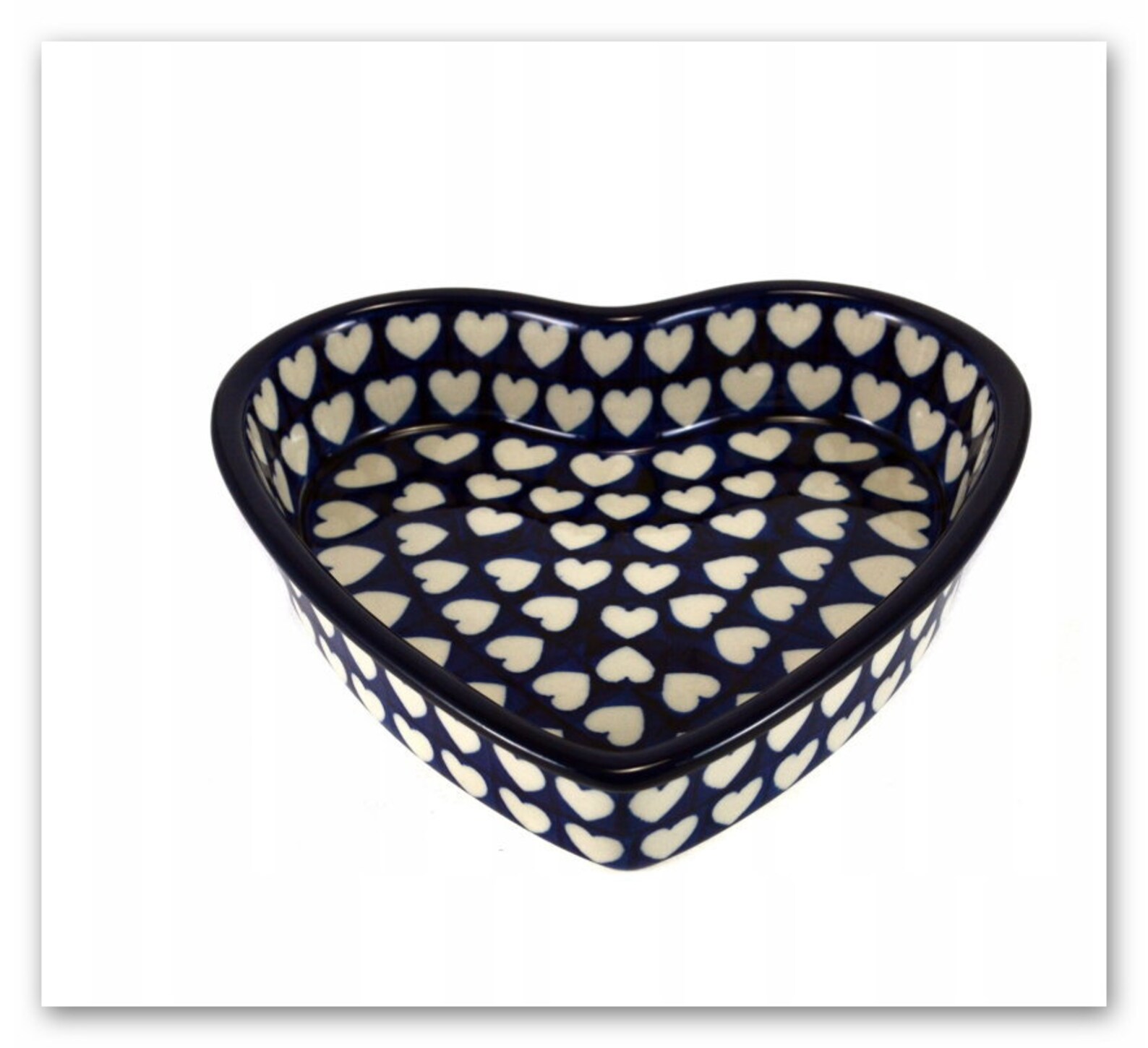 Ceramic Heart Dish Handpainted Ceramic Plate Polish Etsy
