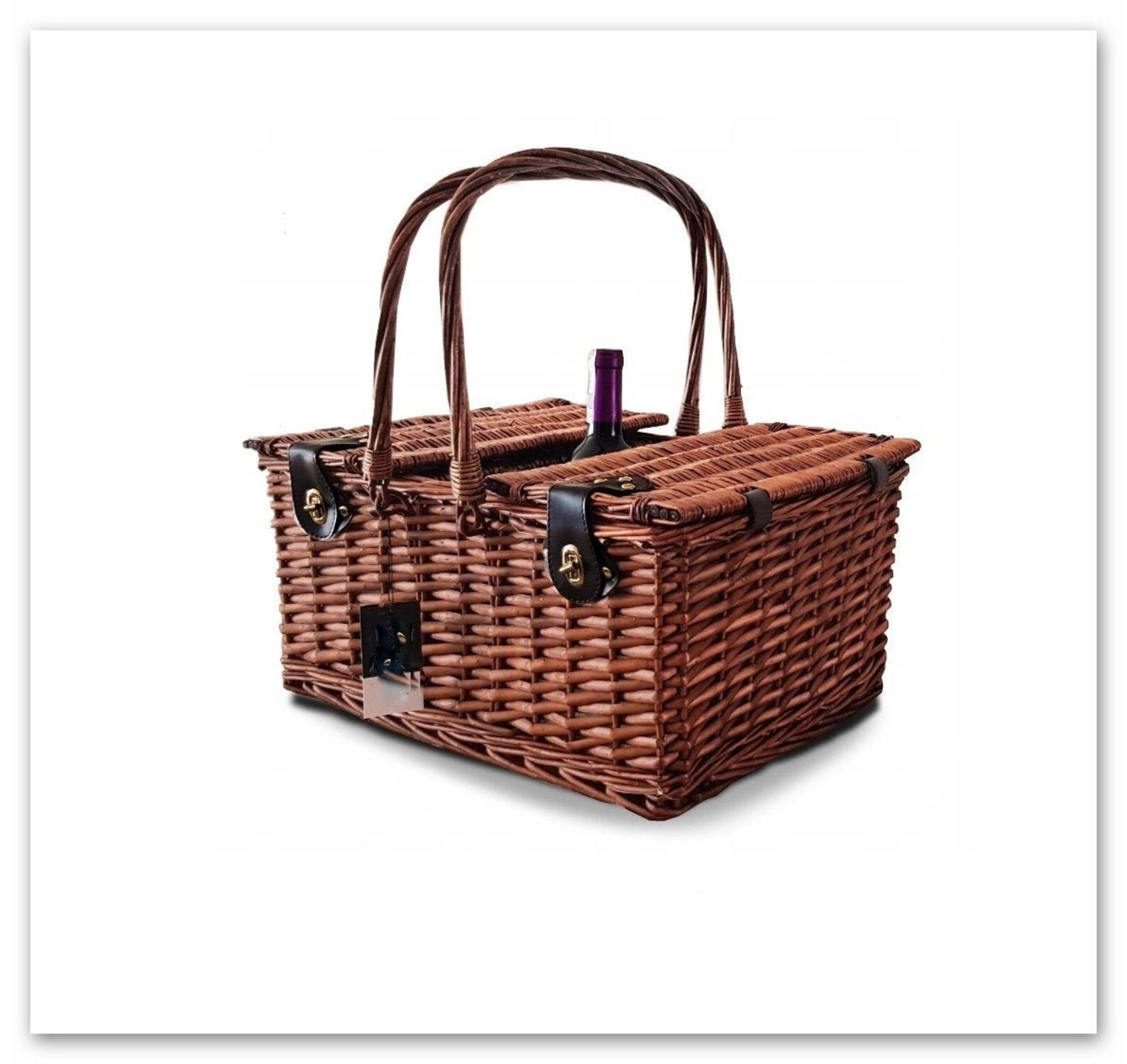 PICNIC BASKET wicker personalized picnic basket 4 person Etsy