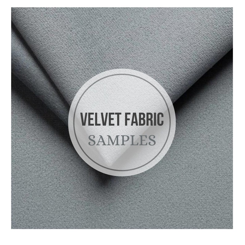 VELVET FABRIC SAMPLES zdjęcie 1