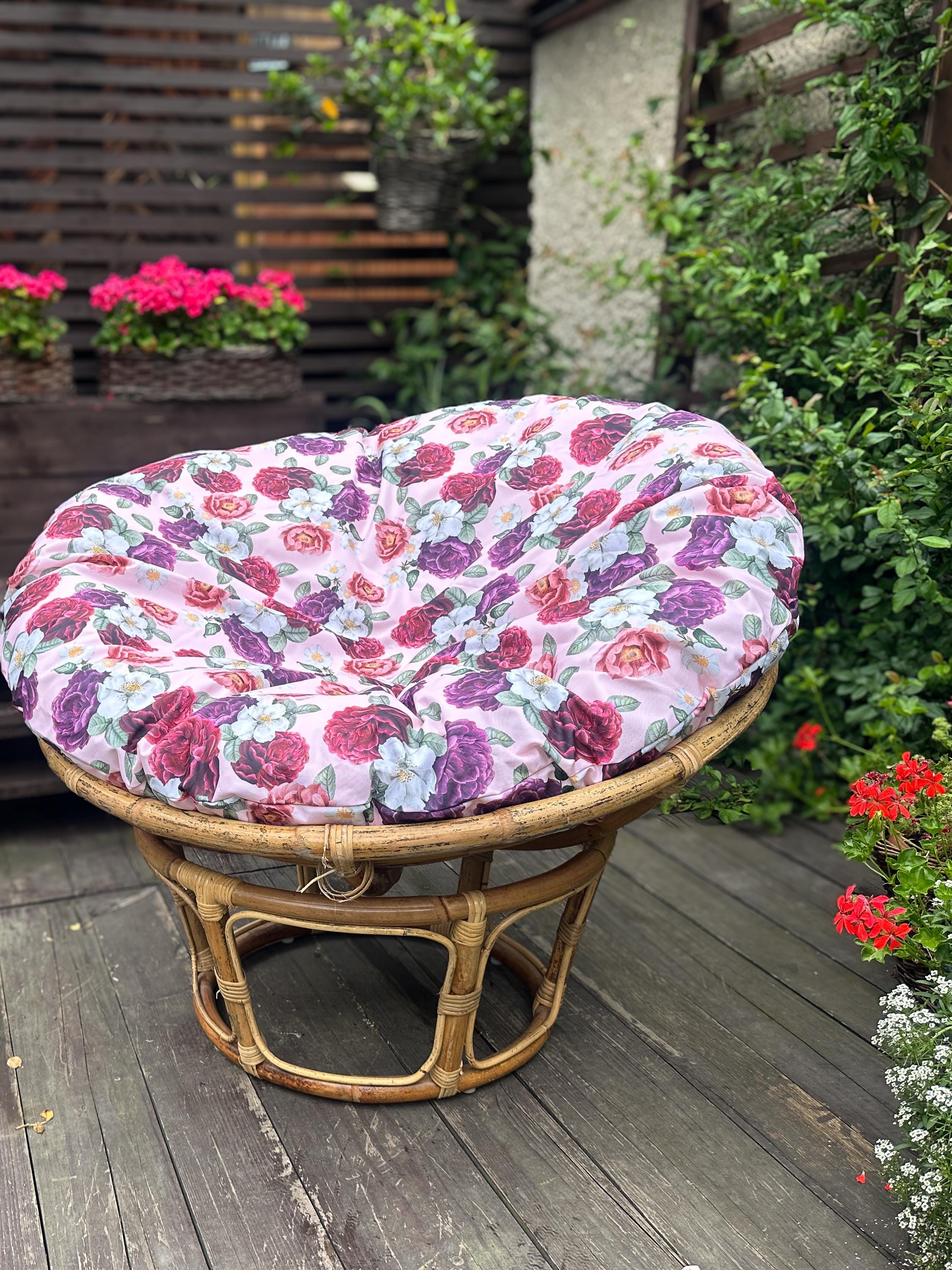 Waterproof Zippered Cushion SLIPCOVER | Outdoor Papasan Cover ONLY