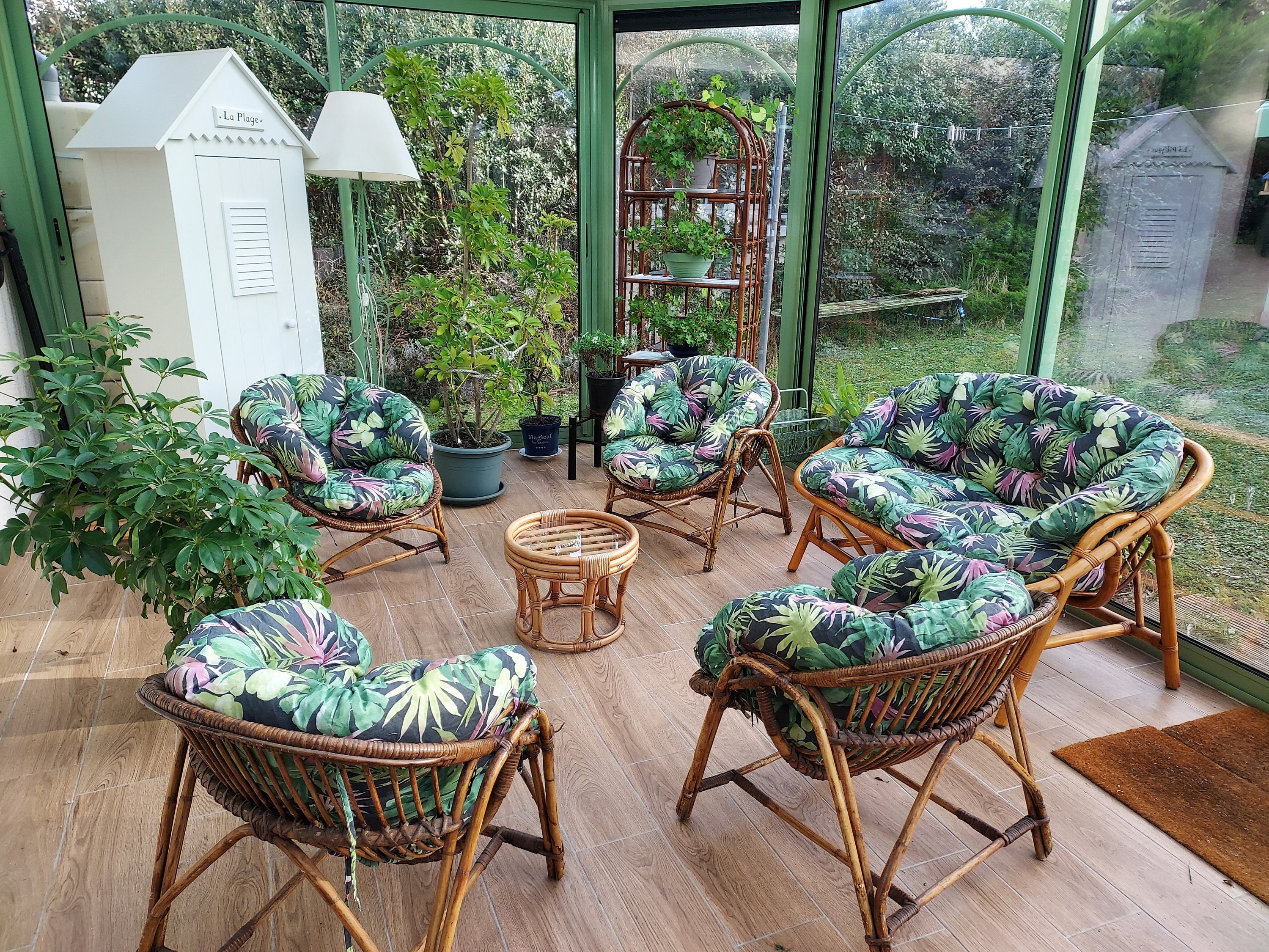 Etsy rattan garden sale furniture